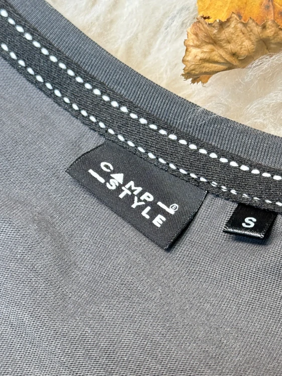 Tričko Oversize Campstyle šedé